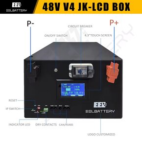 ✳️Solárna fotovoticka batéria 14.3-16,07KW, Rack DIY,Lifepo4