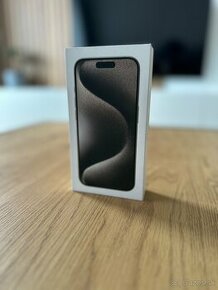 iPhone 15 Pro 1 TB Natural Titanium - nerozbalený , záruka - 1