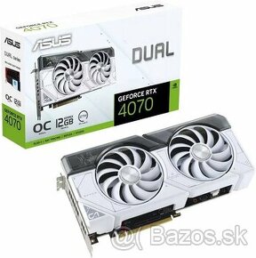 Na predaj - ASUS DUAL GeForce RTX 4070 O12G White