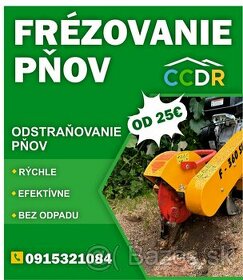 Odstraňovanie / frézovanie / likvidácia pňov/ - 1