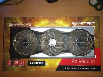 Predám Sapphire AMD Radeon RX 6900 XT NITRO+ 16GB