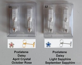 Pozlatene nausnice - Studex.