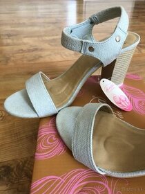 Damske rifľove sandále