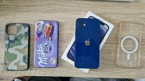 Apple iPhone 12 modrý 64GB + obaly - aj vymením