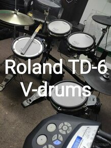 Komplet sada Roland TD-6 - cena 850 eur. - 1