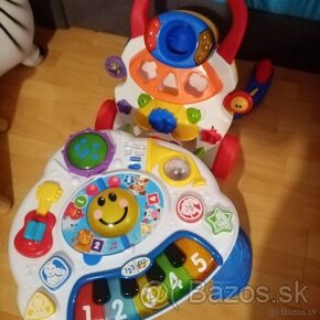 Hrací stolík Fisher-Price +choditko a macko