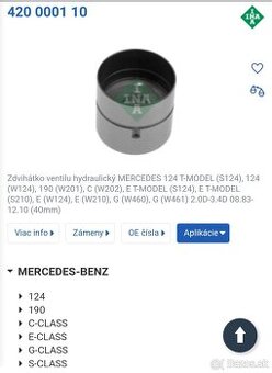 Predam nové hydro zdvihatka na mercedes benz