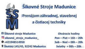 Šikovné Stroje Madunice - 1