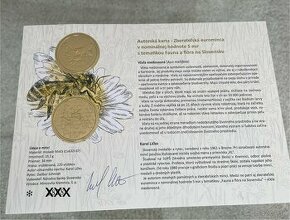 Autorska karta - Včela 5€