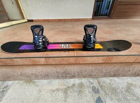 Snowboard Rossignol One Lf (multi) 161cm wide + boty Burton