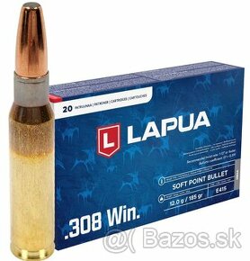 Guľové náboje LAPUA Mega kal. 308 Win., 12g - 6 krabíc