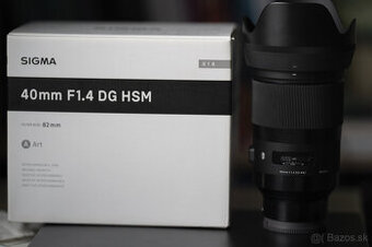 Sigma DG HSM Art 40mm f1.4 pre Sony (v zaruke) - 1