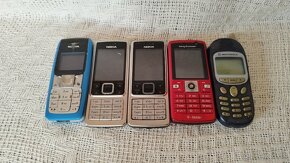 Staršie mobily Nokia, Motorola, Sony Ericsson