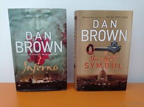 Dan Brown - Lost Symbol a Inferno anglické knihy