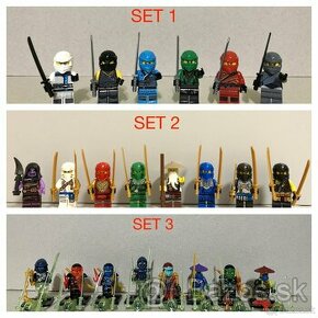 Figúrky Ninjago (8 a 10ks) typ lego - nové, nehrane - 1