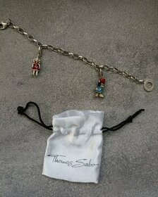 Retiazka na ruku original Thomas Sabo s 2 priveskami - 1