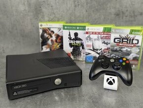 Xbox 360 Slim 250GB, 1 ovládač, 4 hry (CoD, GRID, ...) - 1