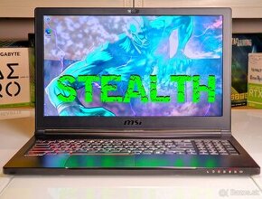 Herný notebook MSI STEALTH | GTX 1060 6GB | 16GB RAM | 2TB