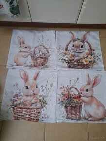 4 nove obliečky  45x45  +2  utierky spolu 20€