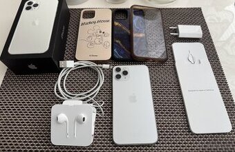 IPhone 11 Pro 64GB Silver - komplet prislusenstvo