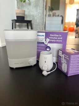 Philips Avent ohrievač fľašiek + Sterilizátor