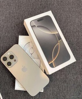 Apple iPhone 16 Pro Natural Titanium 256GB ❗️AKO NOVÝ❗️