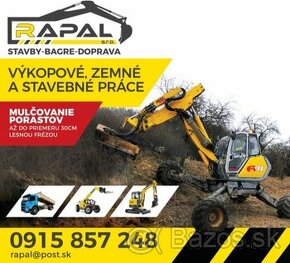 Prace Kracajucim bagrom Menzi muck - 1