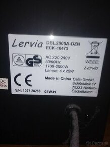 Elektrický krb LERVIA DBL2000A