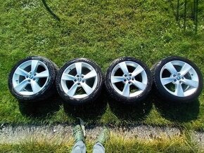 Originál Škoda elektróny 5x100, pneu 215/45 R16