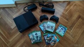 Microsoft Xbox One + Kinect +  hry + 2 ovládače