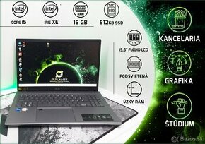 15,6" FullHD IPS Acer Aspire 5, i5-13gen/16GB/IrisXE/512GB - 1