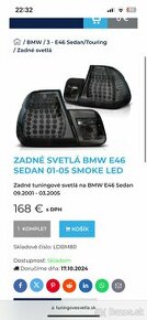 Zadné led svetla e46 tunnig smoke