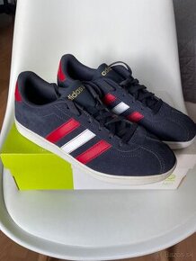 Predám nové tenisky Adidas VL CourtSuese Navy/Red/Wht, UK 7