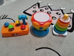 Hračky Fisher Price,Play Go,Clementoni...