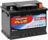 autobateria Megalite + 12V 55Ah 420A