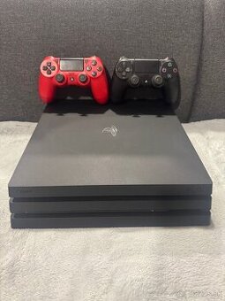 PS4 Pro 1TB + 2 ovládačy