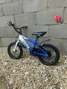 Modrý detský bicykel - 1