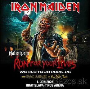 IRON MAIDEN Bratislava 01.06.2025 ístky na státie