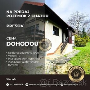 Na predaj pozemok Prešov - 1