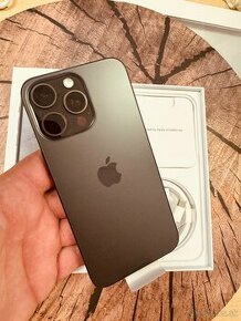 iPhone 15 pro Max 256 black Titan nepoužitý folia záruka