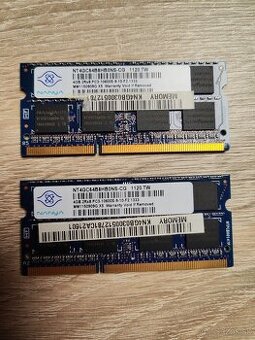 Ram 2x4 GB notebook