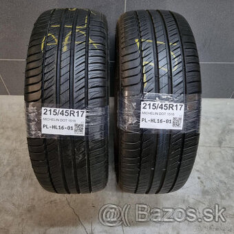 Letné pneumatiky 215/45 R17 MICHELIN DOT1518