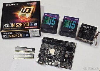 Gigabyte H310M S2H 2.0, CPU Core i5-94000 2,9GHZ, 16GB DDR4 - 1