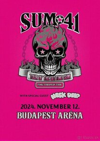 SUM 41 - Silver Ticket Bundle, 12.11.2024. Budapest, HU