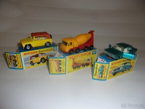 Modely - autíčka MATCHBOX r.1969-1971