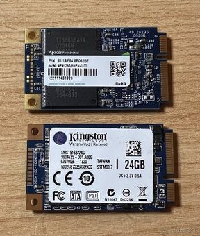 128GB Apacer mSATA SSD + 24GB Kingston