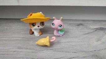 LPS littlest pet shop nemecký ovčiak #127 a slimák #128