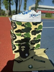 A Bathing Ape Bape Sta Low ABC Camo White Blue (2022)