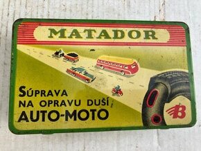 Plechové retro krabičky Matador