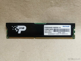 Predám 4GB DDR3 PC RAM moduly - Kingston/Crucial/... - 1